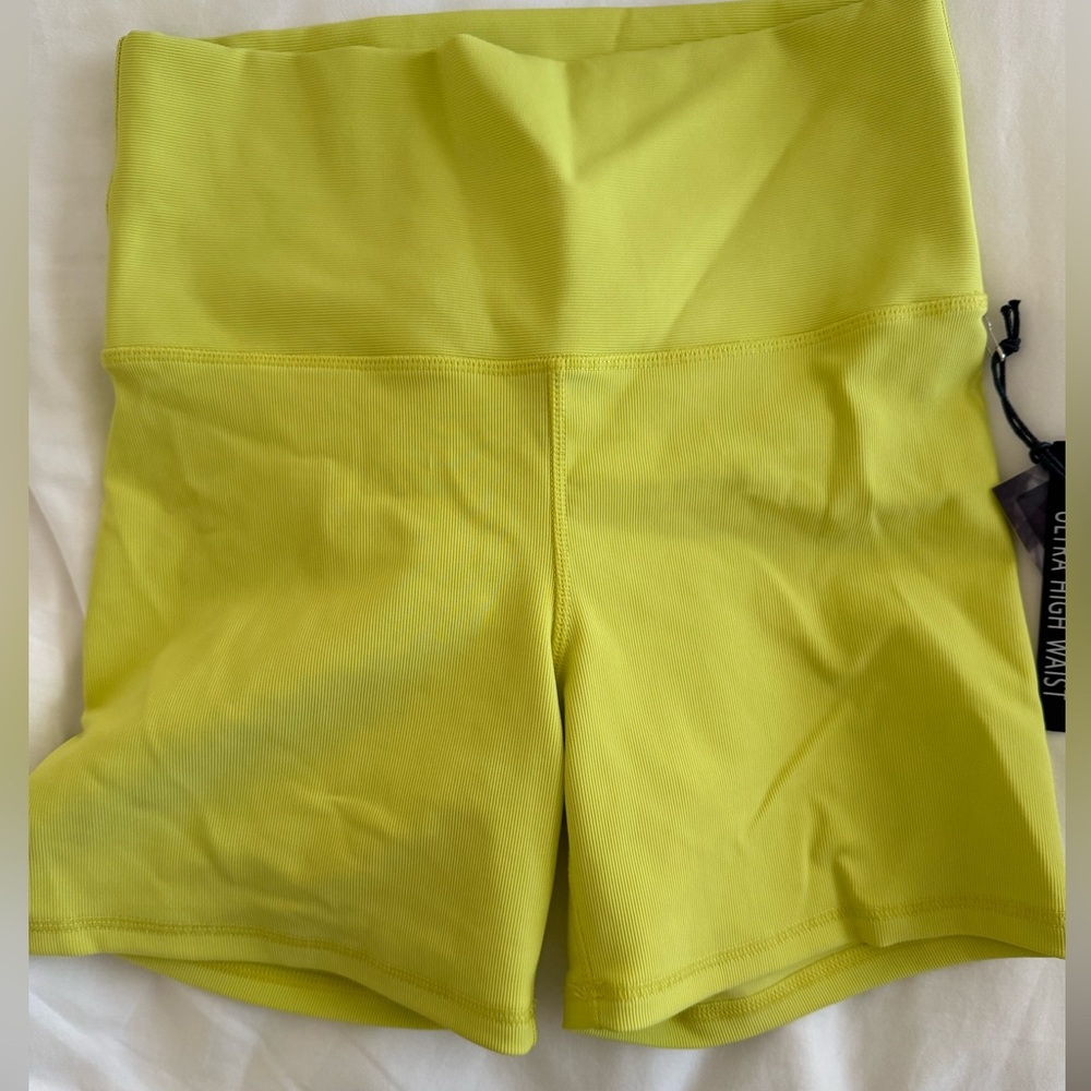 High washed neon athletic shorts - KYODAN-New with tags